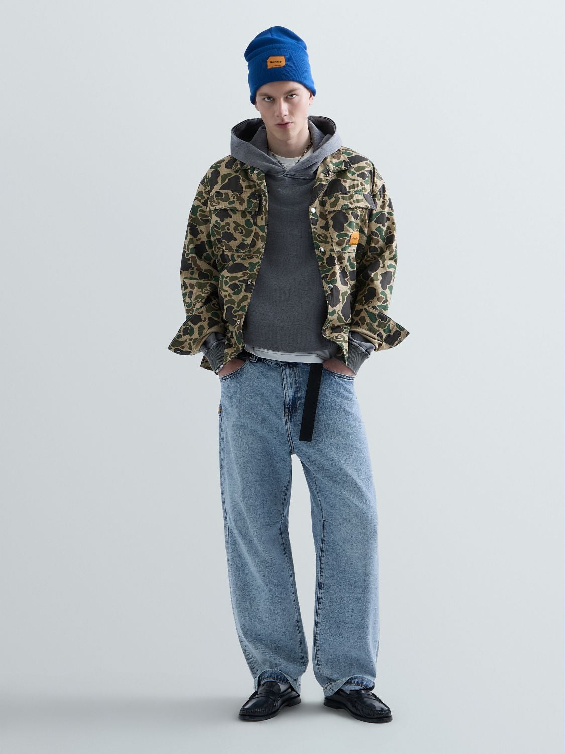 REPLAY BAGGY-FIT REPLAY INC. PITMAN JEANS KU1001.000.D932003 LIGHT BLUE 2