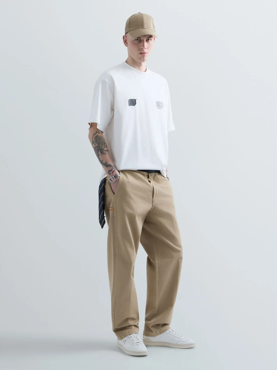 REPLAY KU1009.000.D855669-Pants KU1009.000.D855669 KHAKI 1