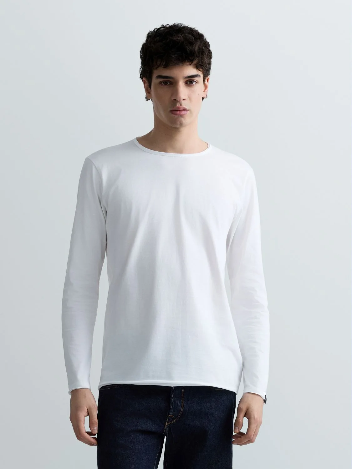 REPLAY LONG-SLEEVED T-SHIRT M3592A.000.2660 WHITE 2