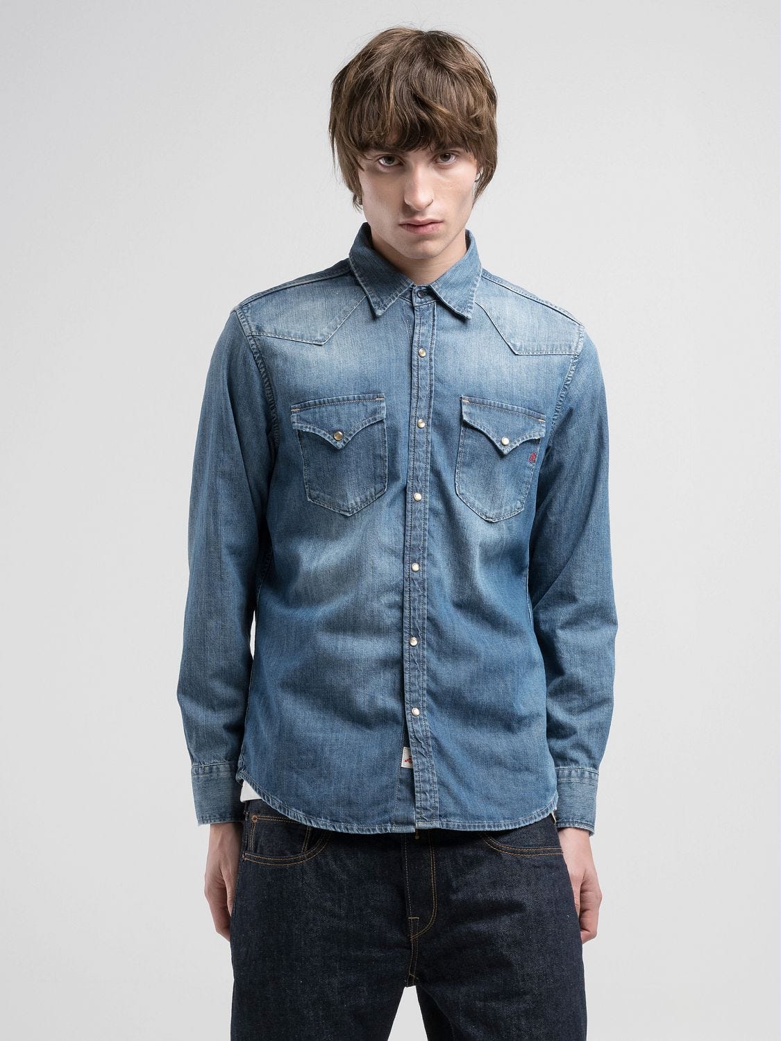 【RePLAY×no.】OVERSIZE DENIM SHIRTS インディゴ M4023C_000_26C-80A_009_3_1.jpg