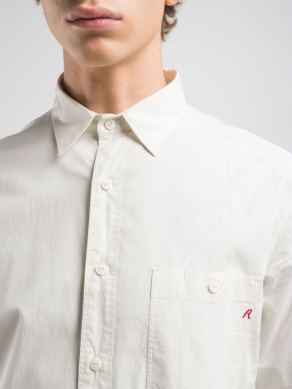 Regular-fit shirt Off white | Replay Jeans