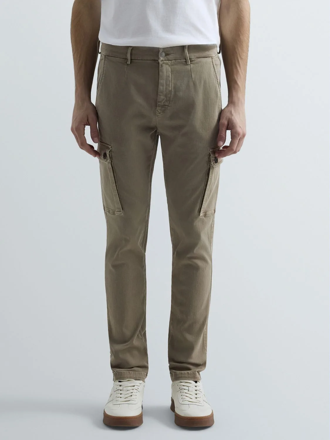 REPLAY JAAN SLIM-FIT CARGO JEANS M9649E.000.8366197 SAND 2