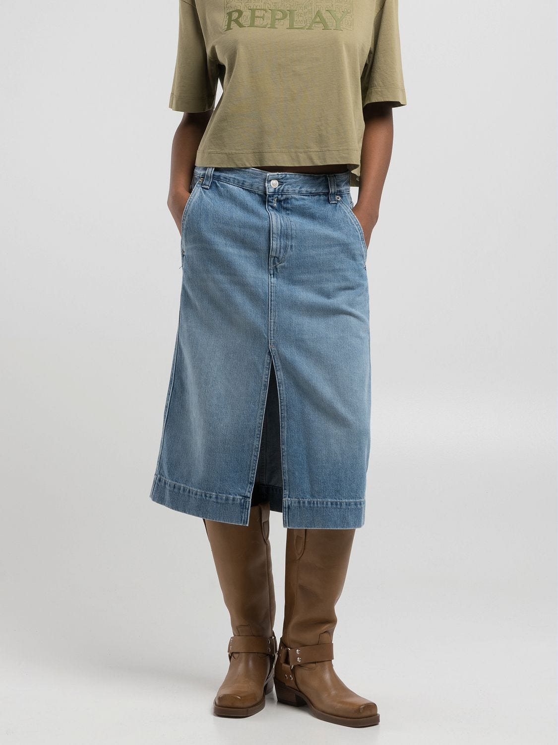 ★ DIAGONAL★ GORED DENIM MIDI SKIRT blue DA241SK01BL W9927_000_800-81C_010_2.jpg