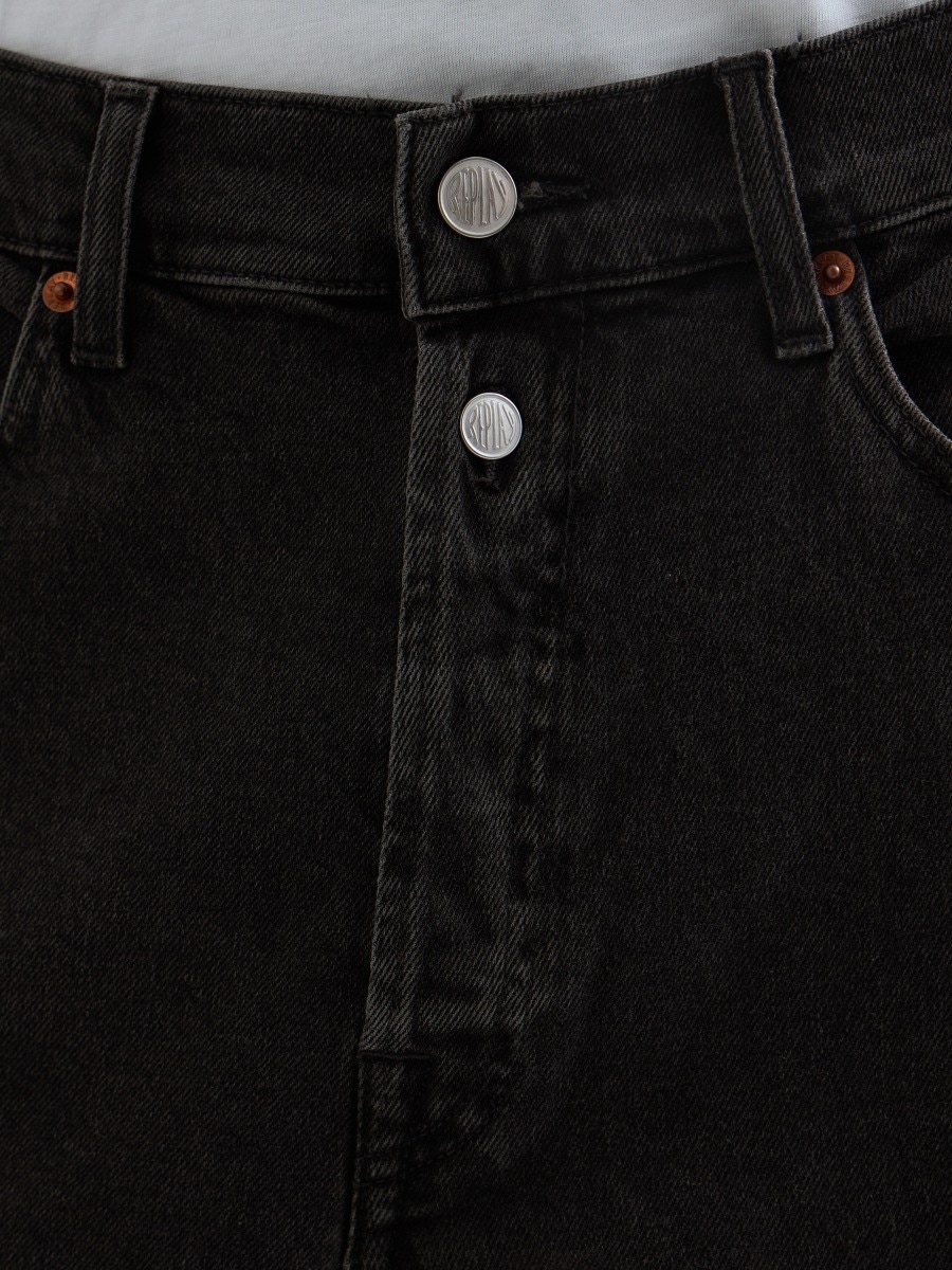 M9z1 straight fit jeans Black delavè | Replay Jeans