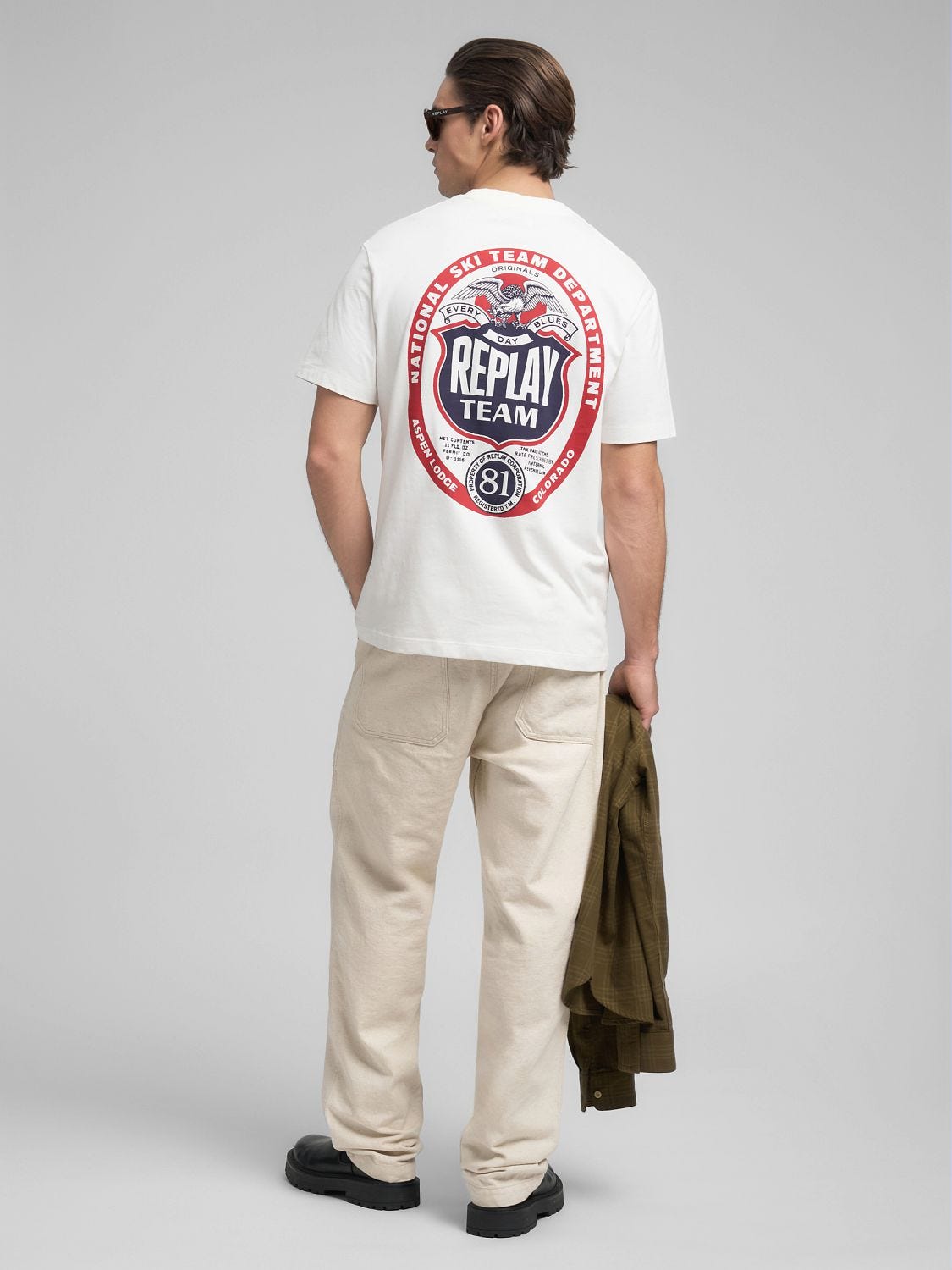 送料込★REPLAY★M3018 Tシャツ Regular-fit jersey t-shirt Black | Replay Jeans