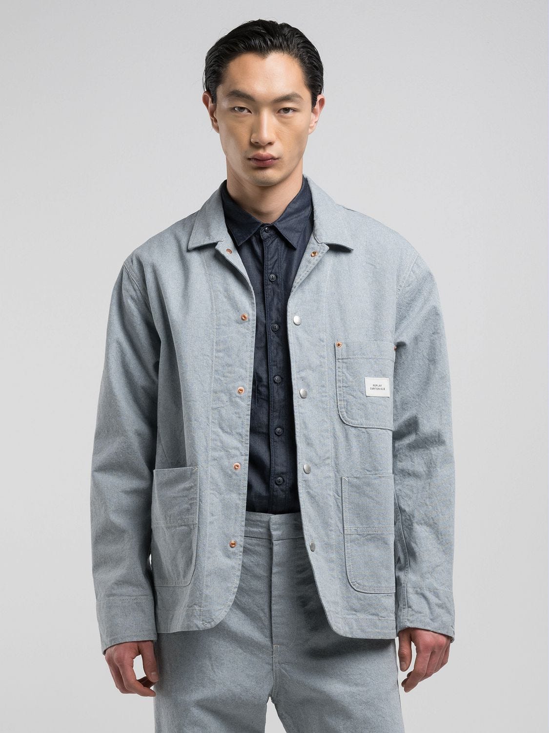 Vintage denim jacket Super light blue | Replay Jeans