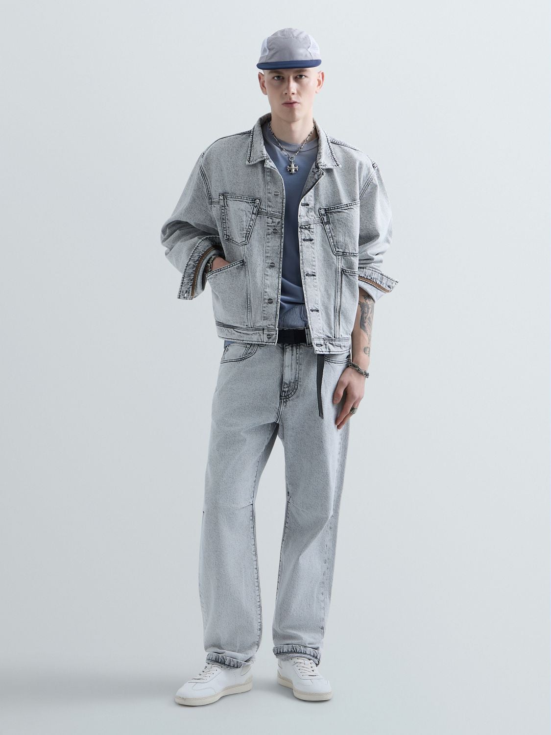 REPLAY KU1000.000.D936010-Pants KU1000.000.D936010 SUPER LIGHT GREY 1