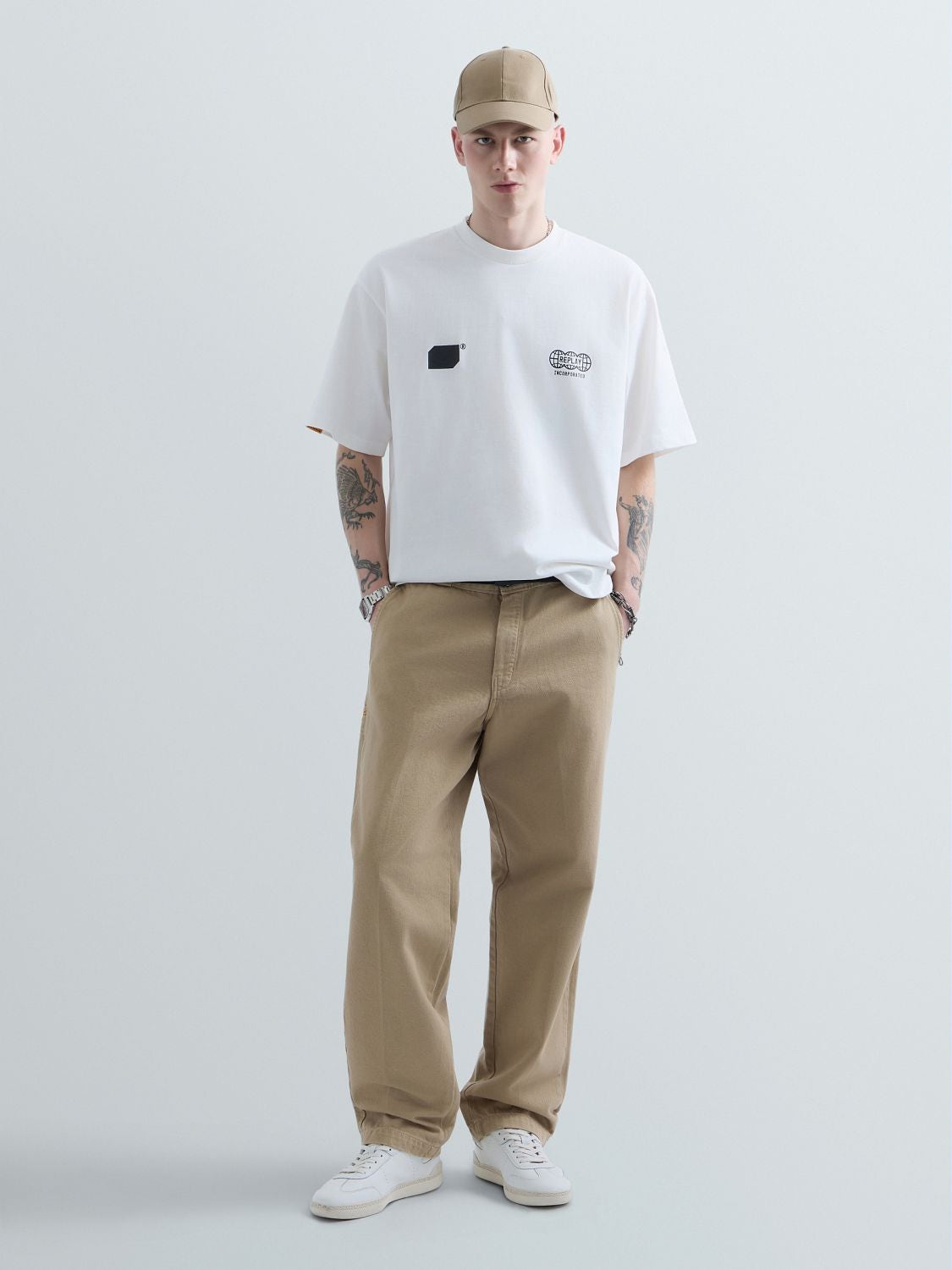 REPLAY KU6045.000.D23846-TShirt KU6045.000.D23846 OFF WHITE 1