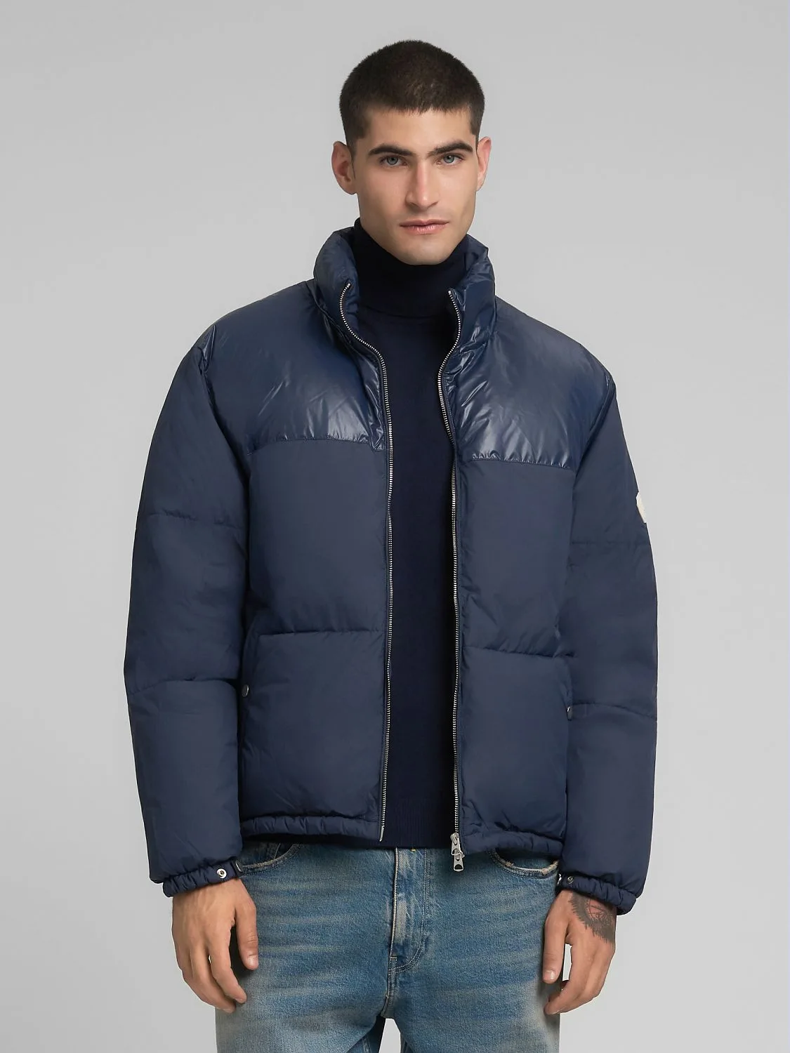 REPLAY REGULAR-FIT PADDED JACKET M8479 .000.85304 DEEP NAVY 2