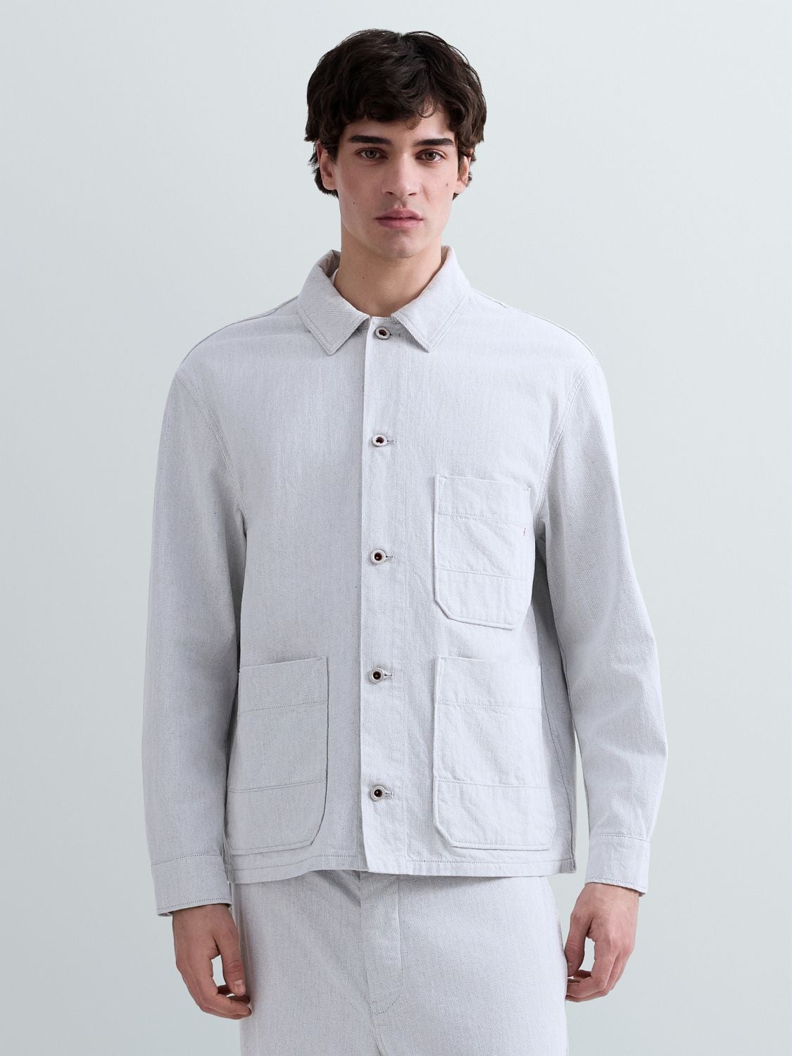 REGULAR-FIT TWILL OVERSHIRT