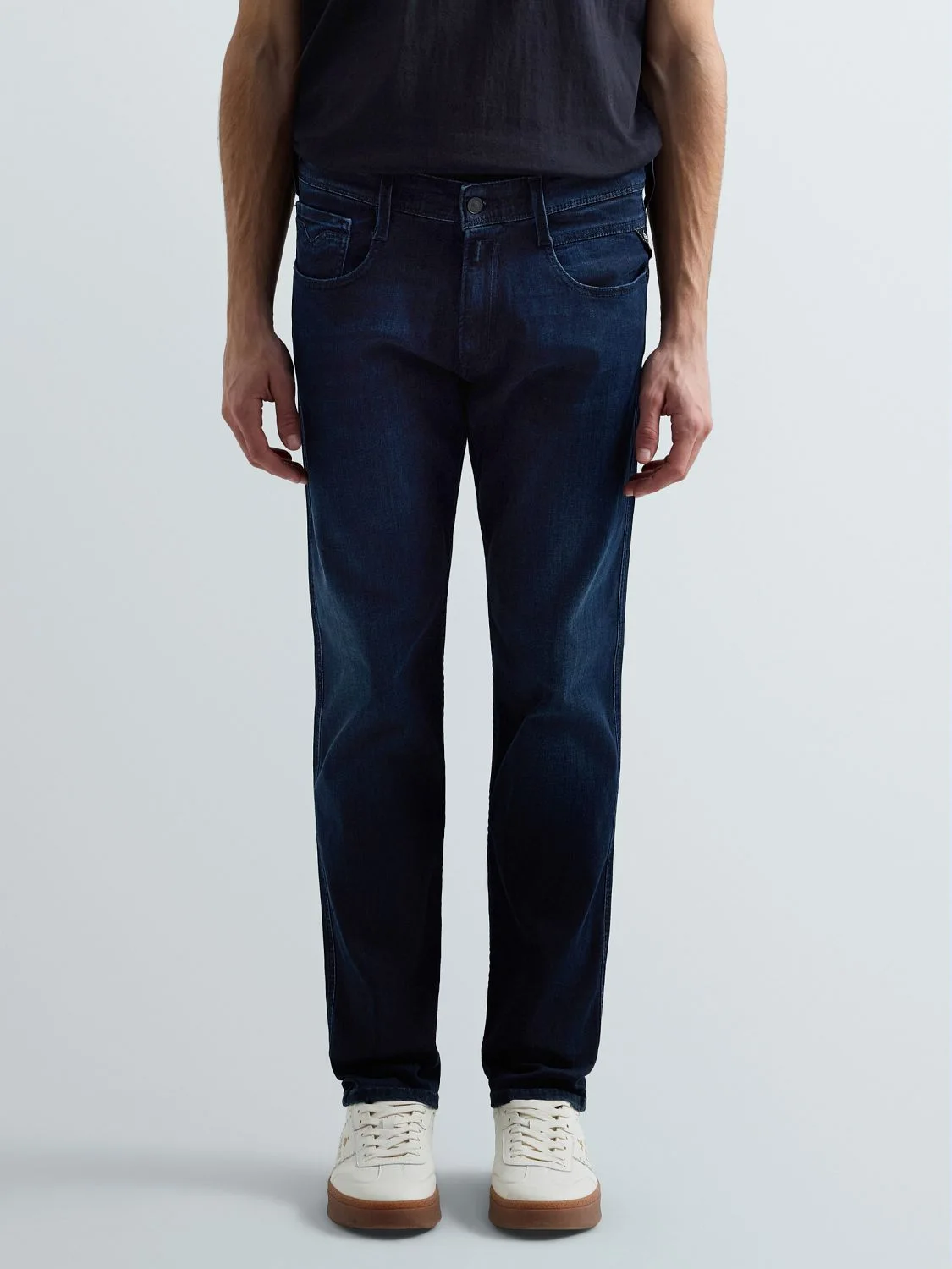 REPLAY ANBASS SLIM-FIT JEANS M914  .000.41A C38 DARK BLUE 2