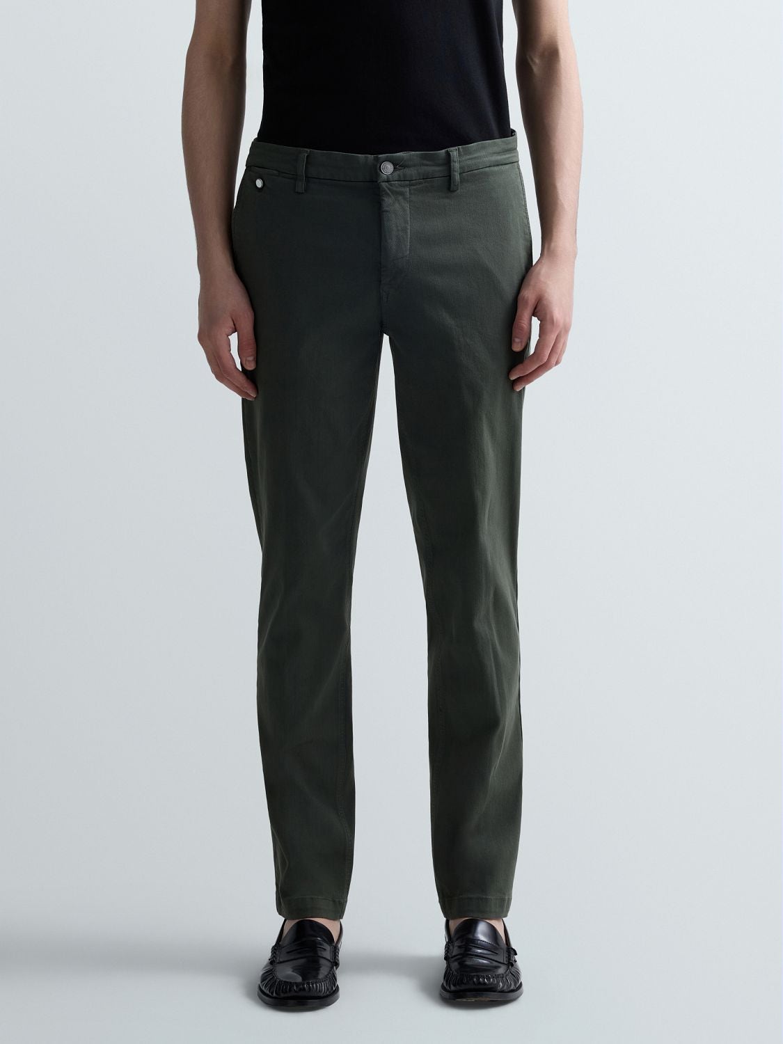 REPLAY BENNI REGULAR-FIT CHINO JEANS M9722E.000.8366197 MILITARY GREEN.. 2