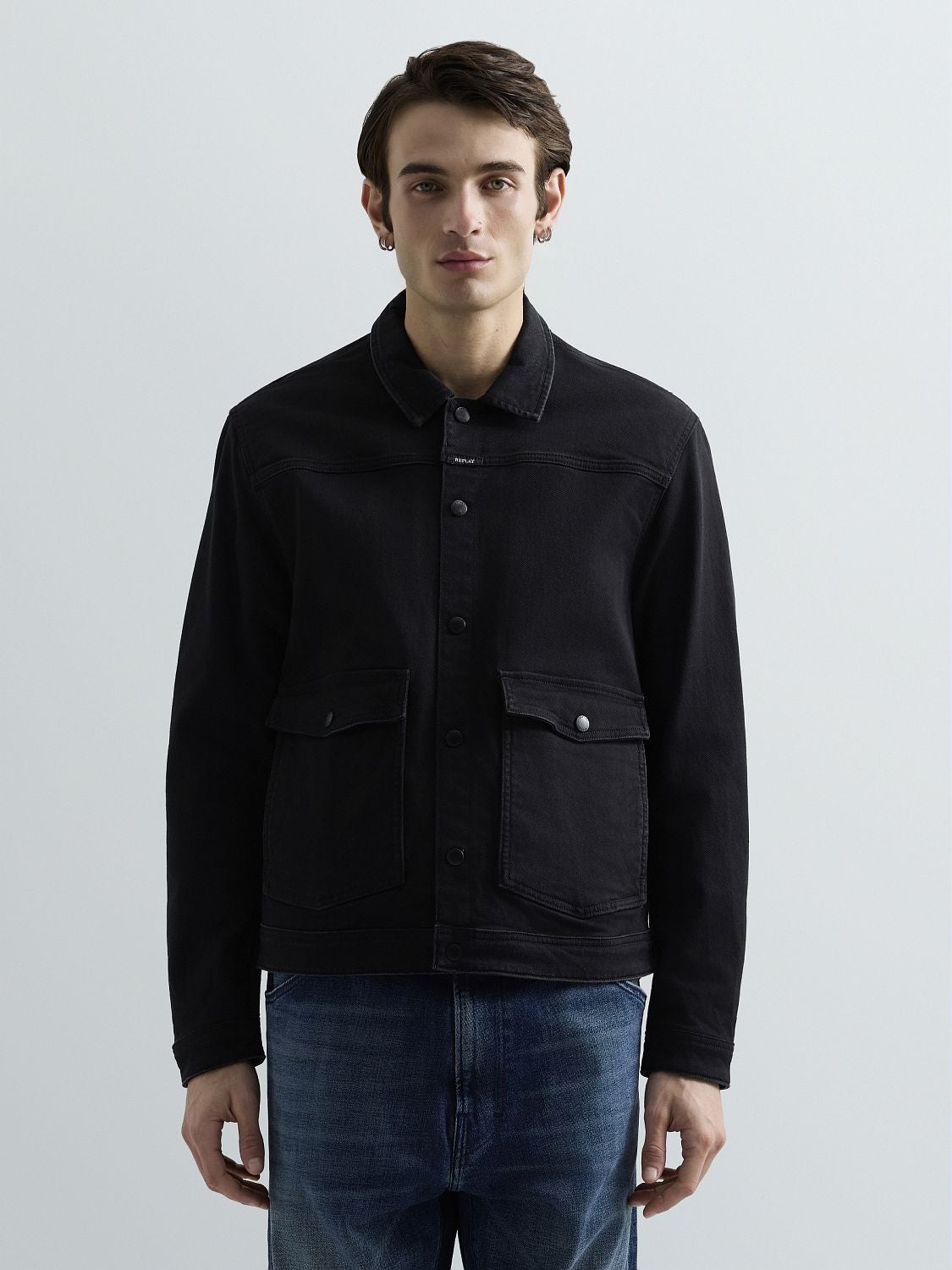 BLACK DENIM JACKET