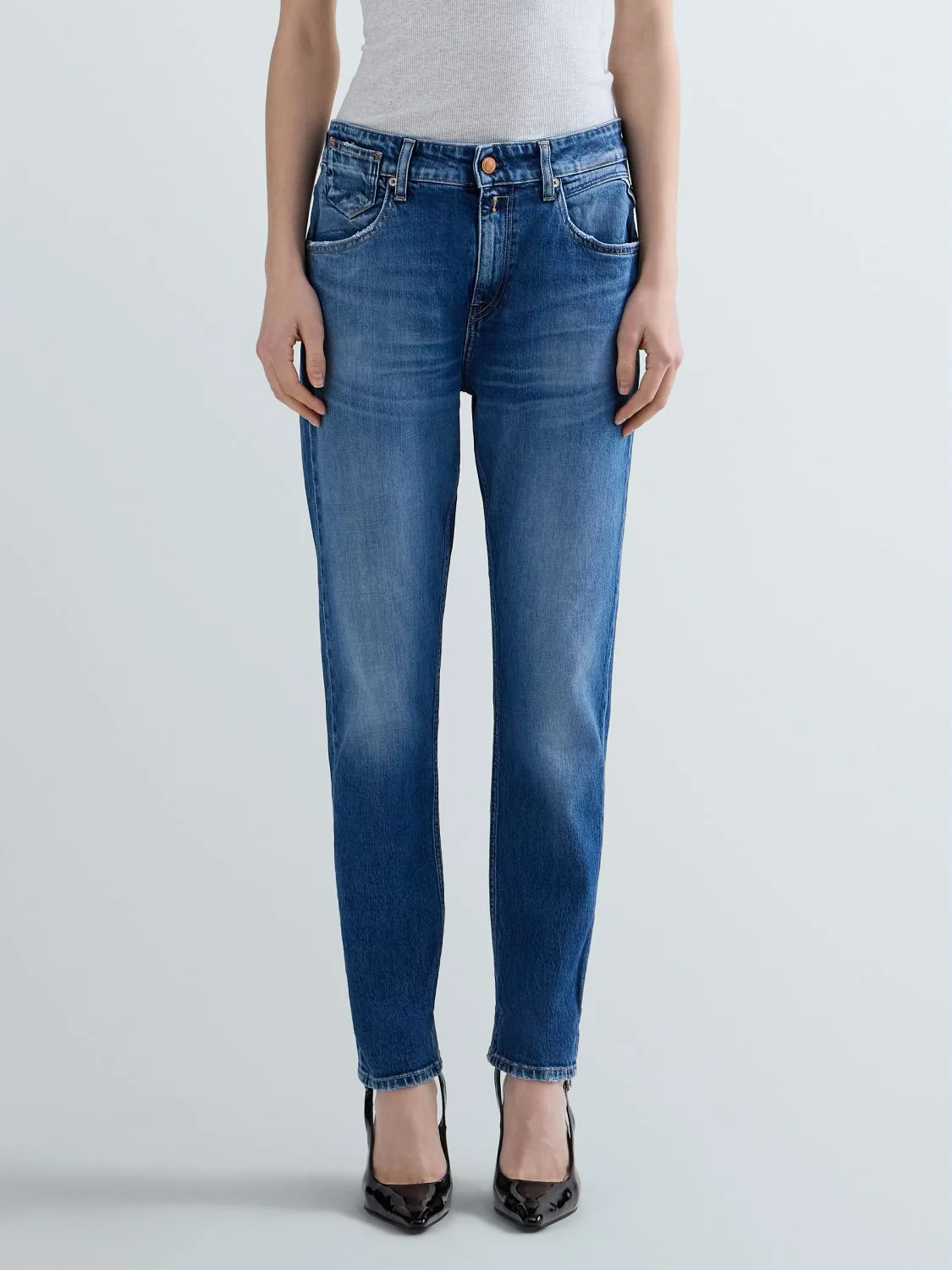 REPLAY MARTY BOY-FIT JEANS WA416 .000.873 151 MEDIUM BLUE 2