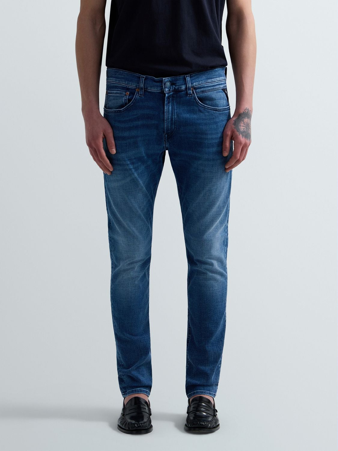 REPLAY ENNYS SKINNY-FIT JEANS M1051 .000.661 16A MEDIUM BLUE 2
