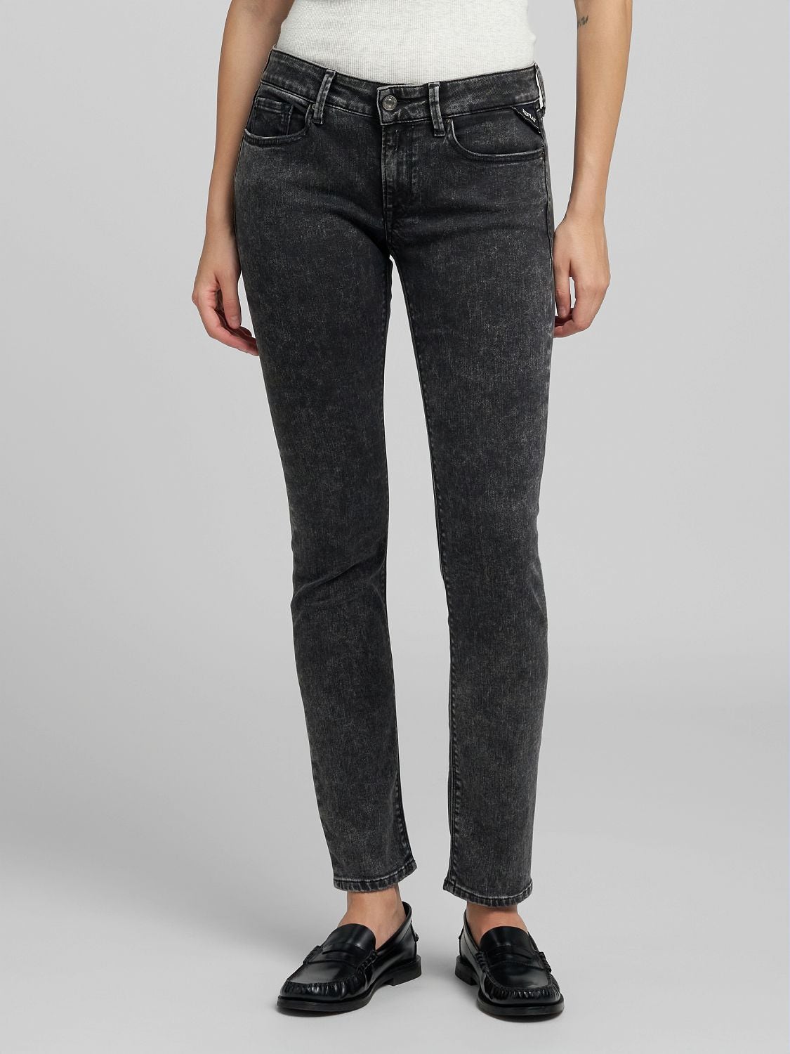 New luz skinny-fit jeans Dark grey Replay Jeans