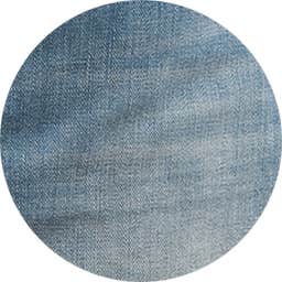 DISTRESSED-EFFECT DENIM MINISKIRT