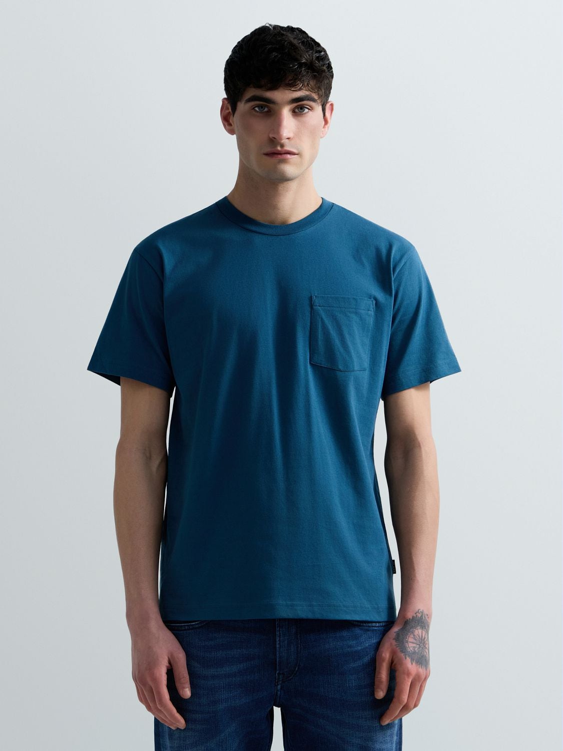 ORGANIC COTTON T-SHIRT WITH BREAST POCKET