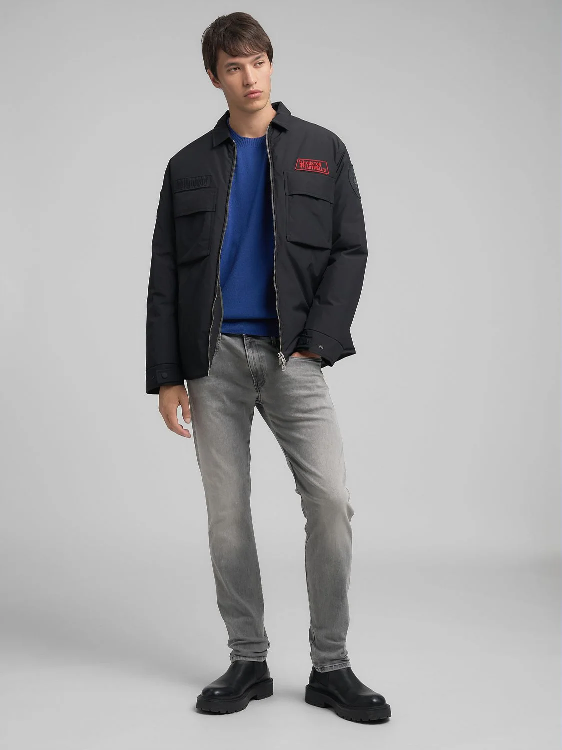 REPLAY HYPERFLEX アウターシャツ XL 美品 REPLAY HYPERFLEX アウターシャツ XL 美品 REPLAY HYPERFLEX アウター