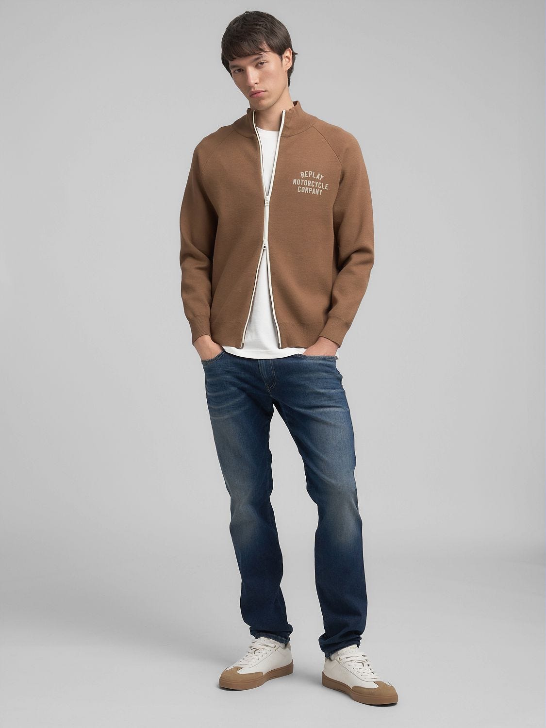 Anbass slim-fit jeans Dark blue | Replay Jeans