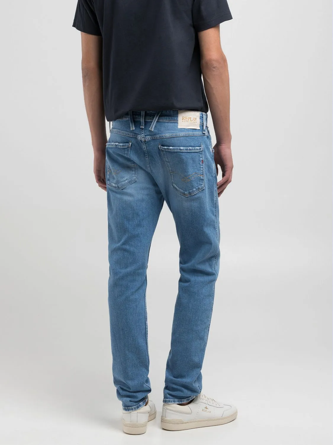 Anbass slim-fit jeans Medium blue | Replay Jeans