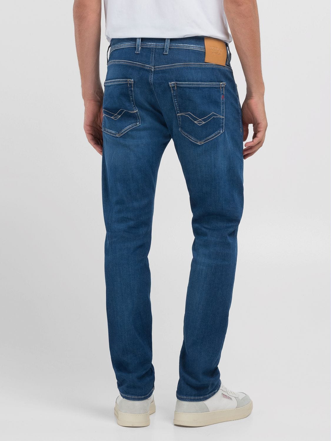 Grover straight-fit jeans Medium blue | Replay Jeans
