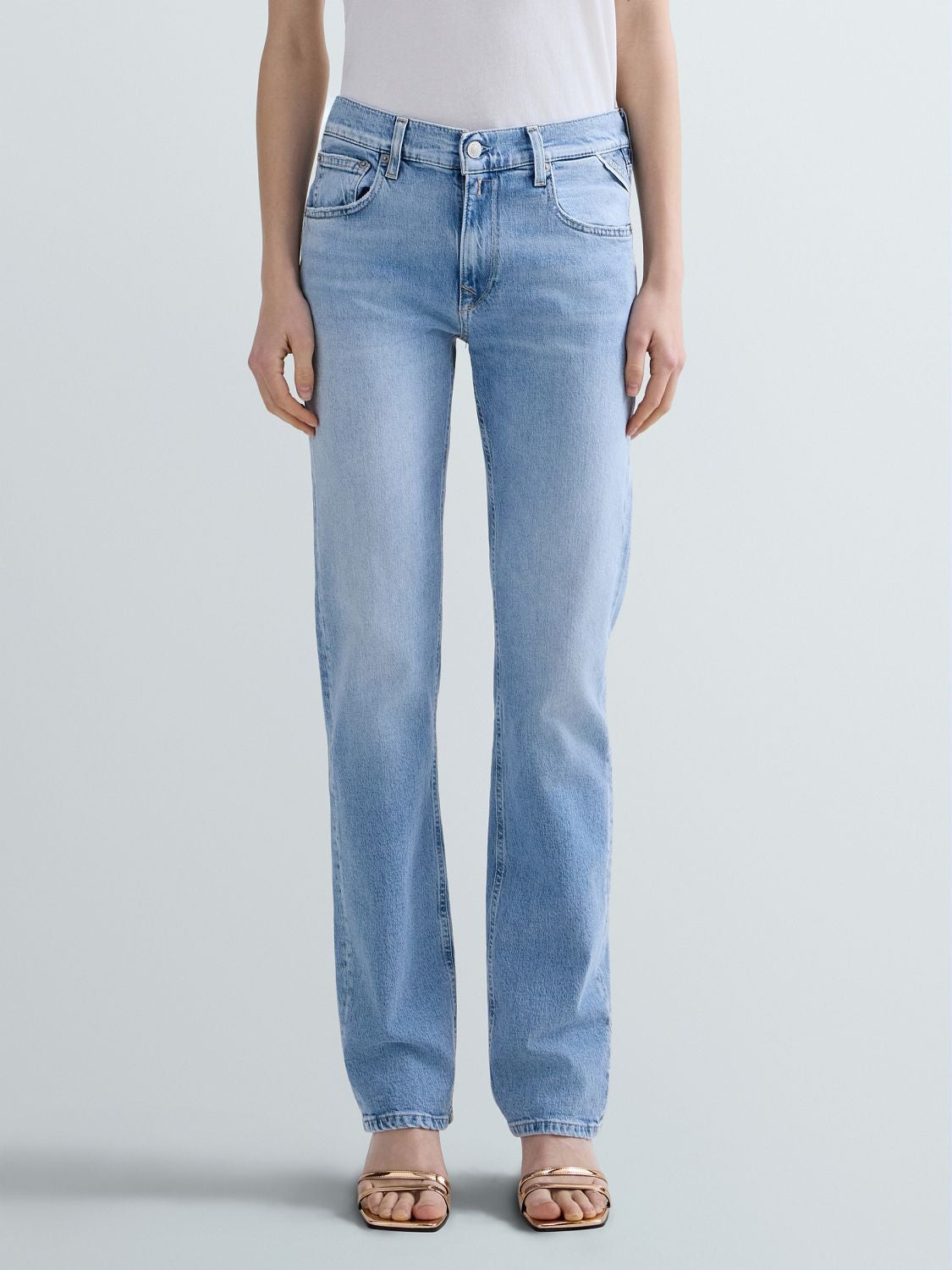 REPLAY AKEME STRAIGHT-FIT JEANS WA533 .000.873 159 LIGHT BLUE 2