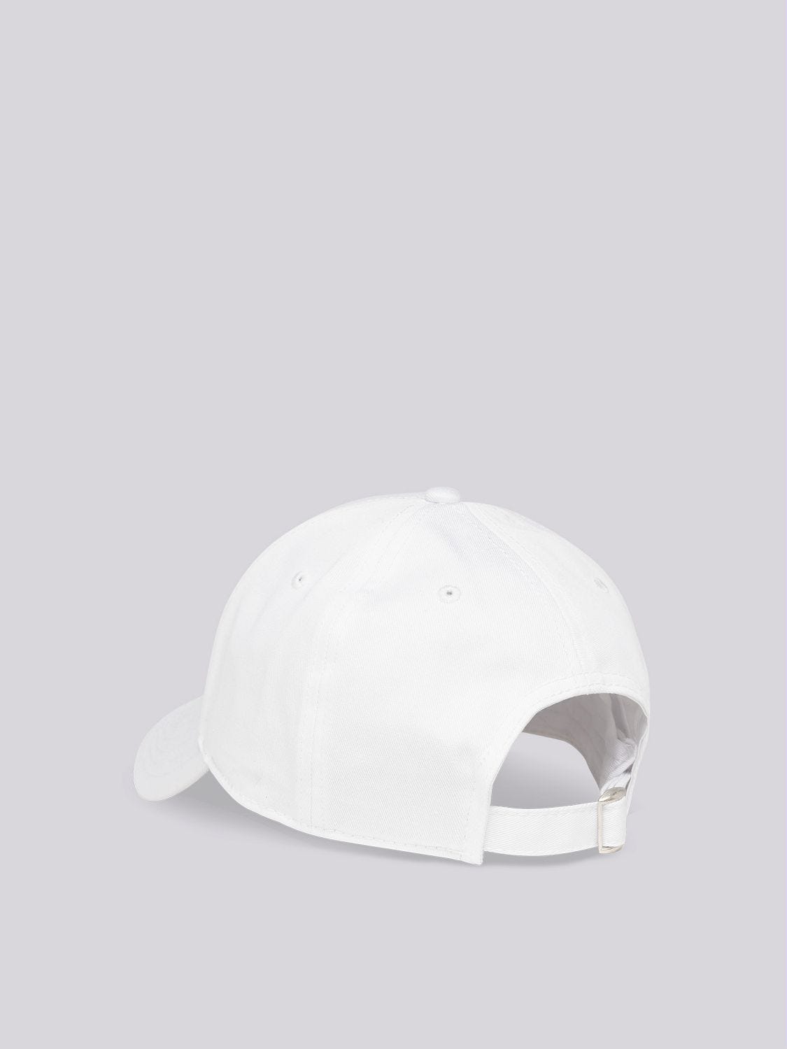 Cap with maxi-logo Optical white | Replay Jeans