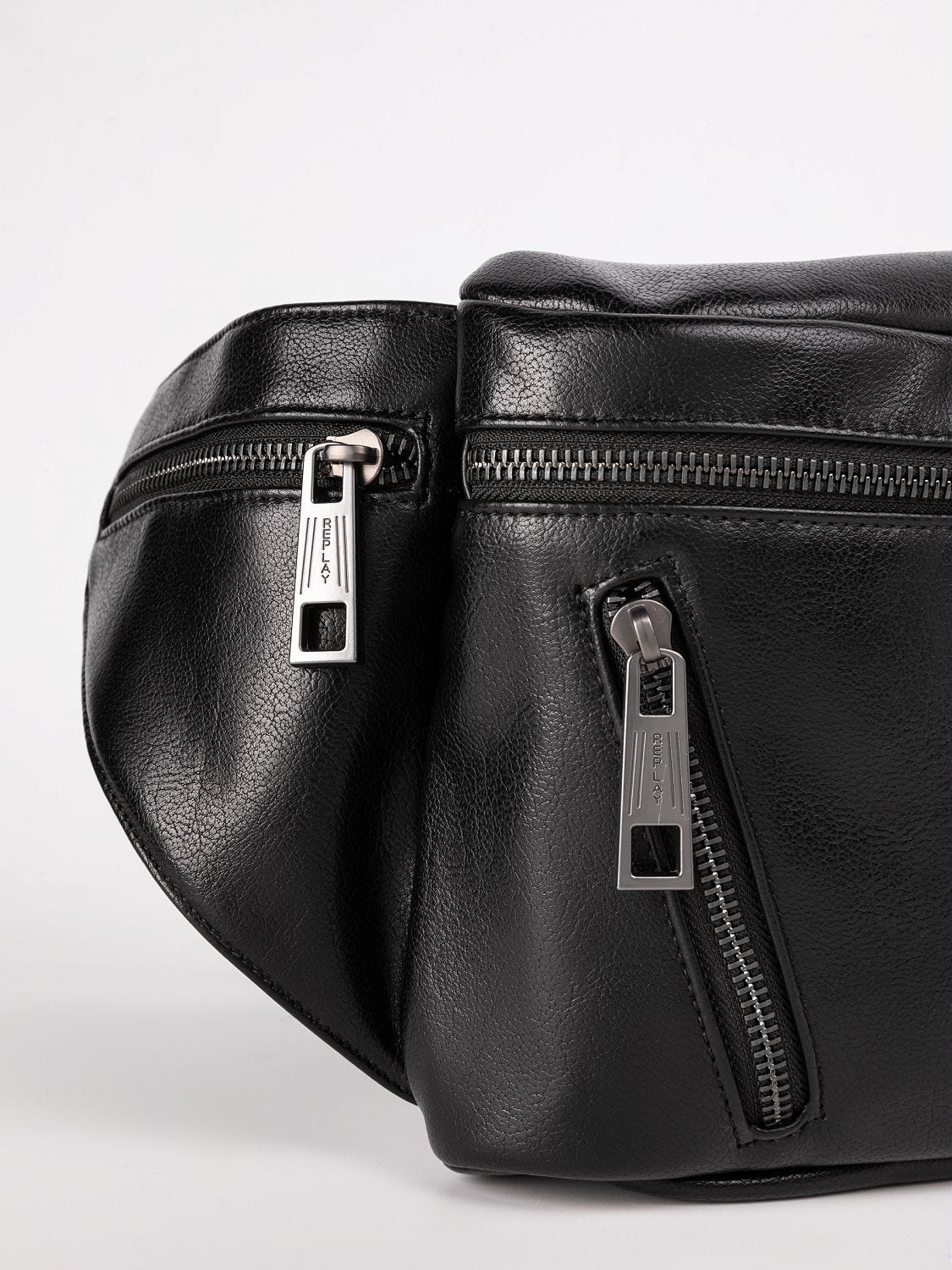 THE RERACS | BELT BAG(BLACK×BLACK) 14725-Belt-Bag-Crucifix-Black-