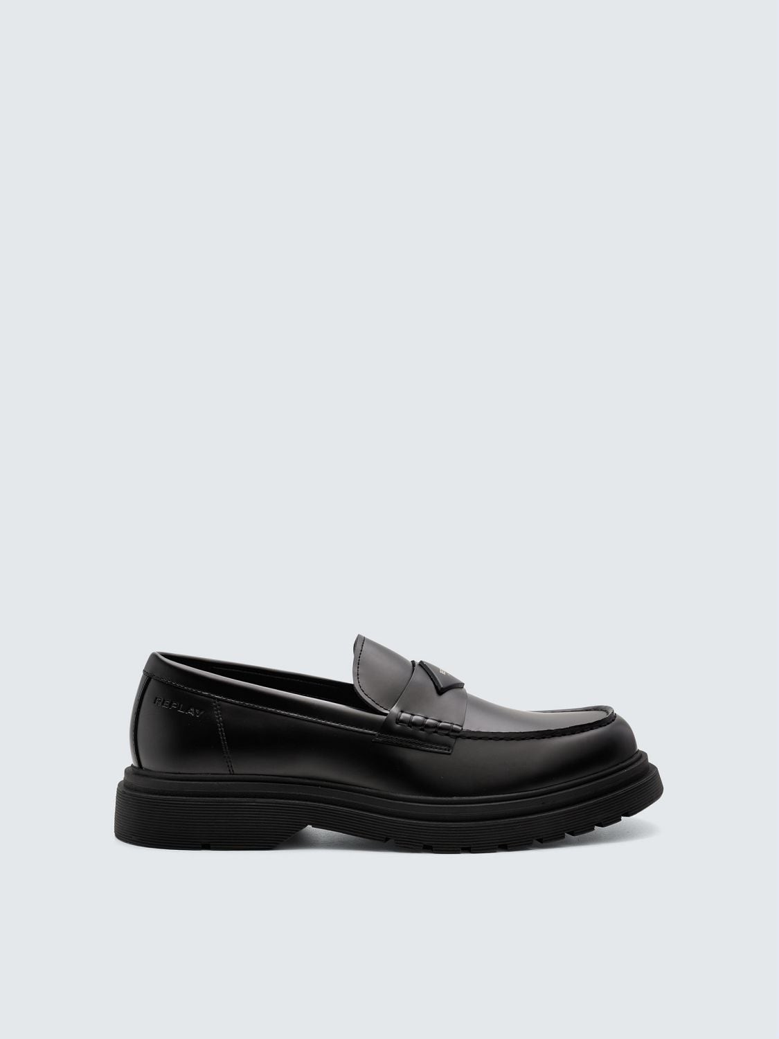 REPLAY PIERCE LAB LOAFERS WITH DIAMOND LOGO GMC1H .000.C0200S BLACK 1