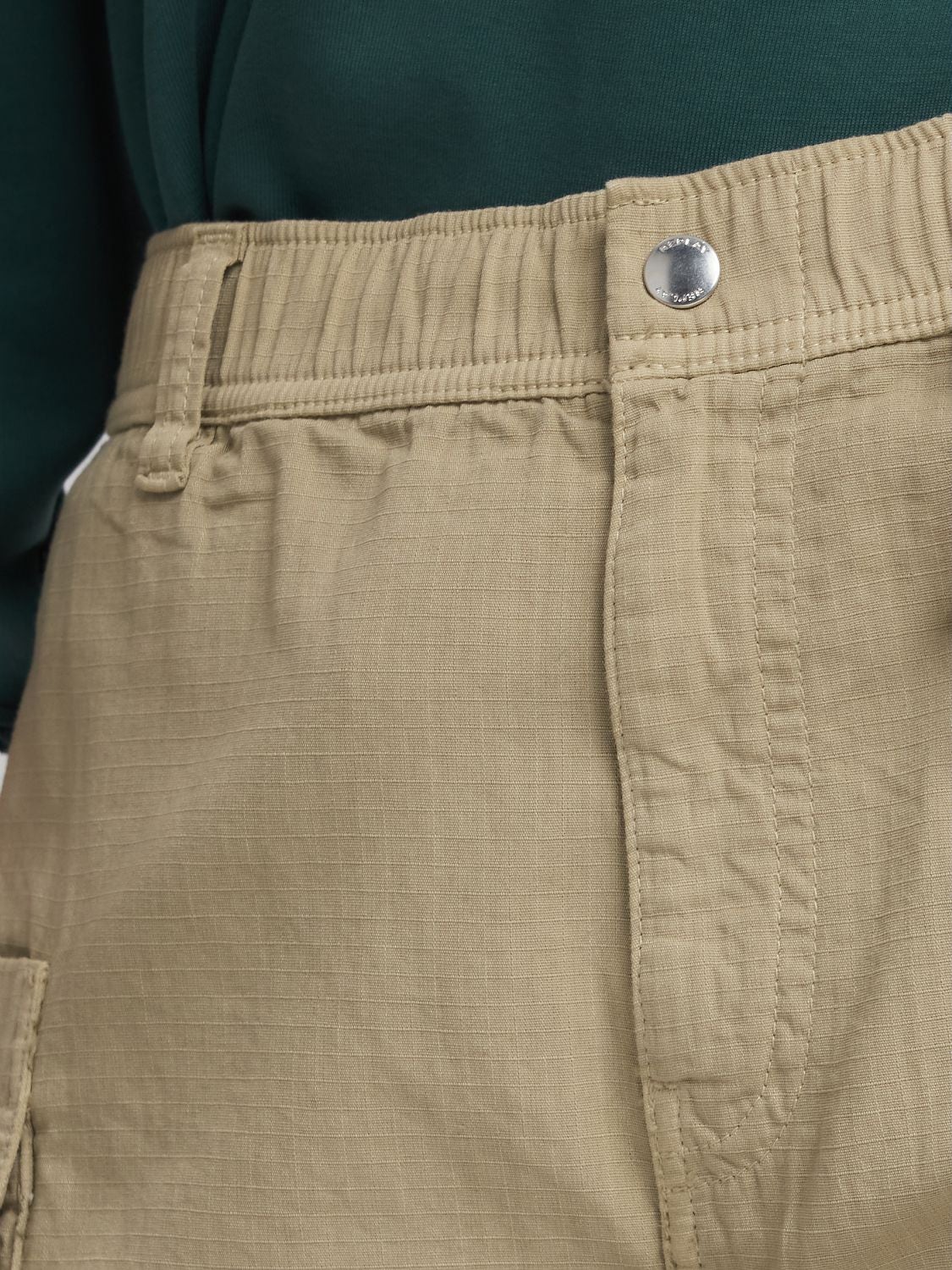 Replay inc. ripstop cotton cargo trousers Khaki | Replay Jeans