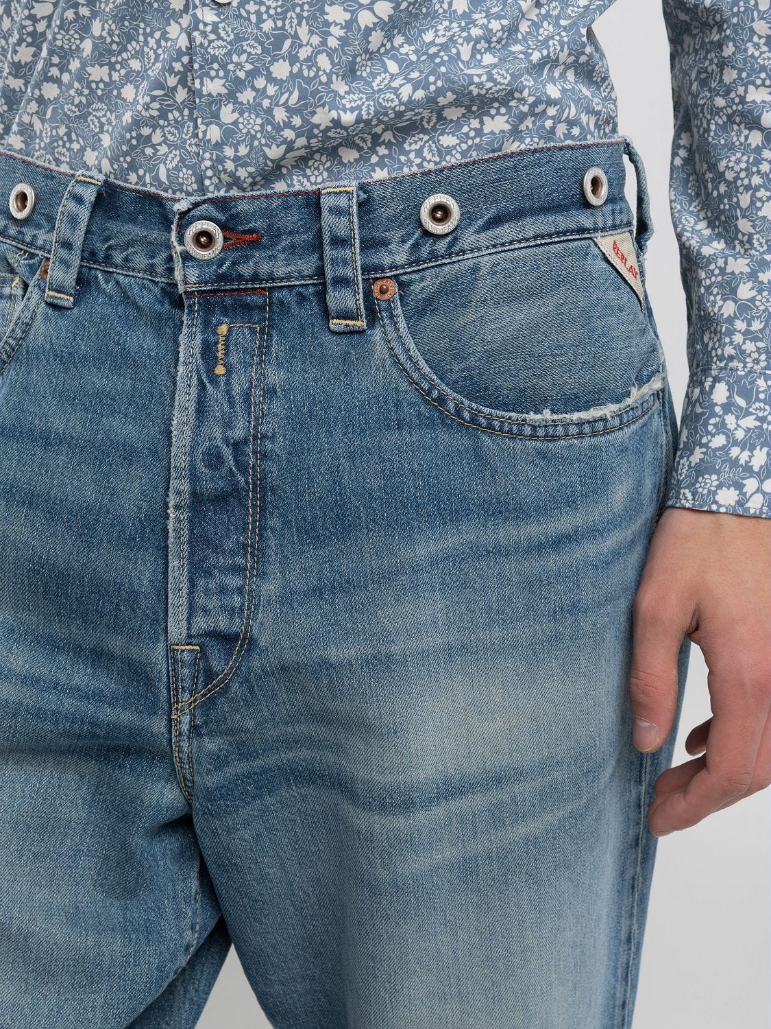 Bwaii relaxed-fit jeans Medium blue | Replay Jeans Bwaii relaxed-fit jeans Medium blue | Replay Jeans