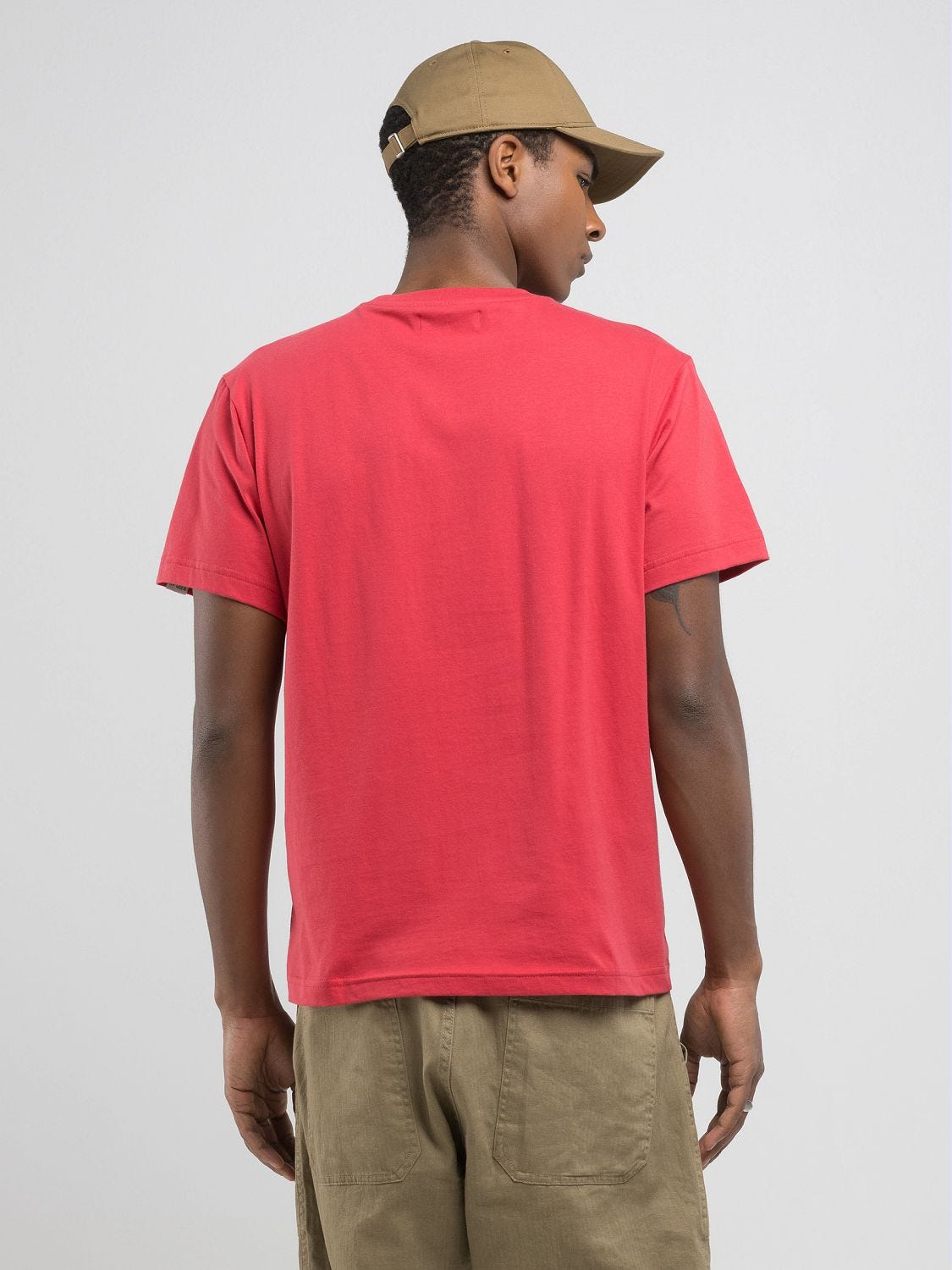 T-shirt with aloha state print Imperial red | Replay Jeans