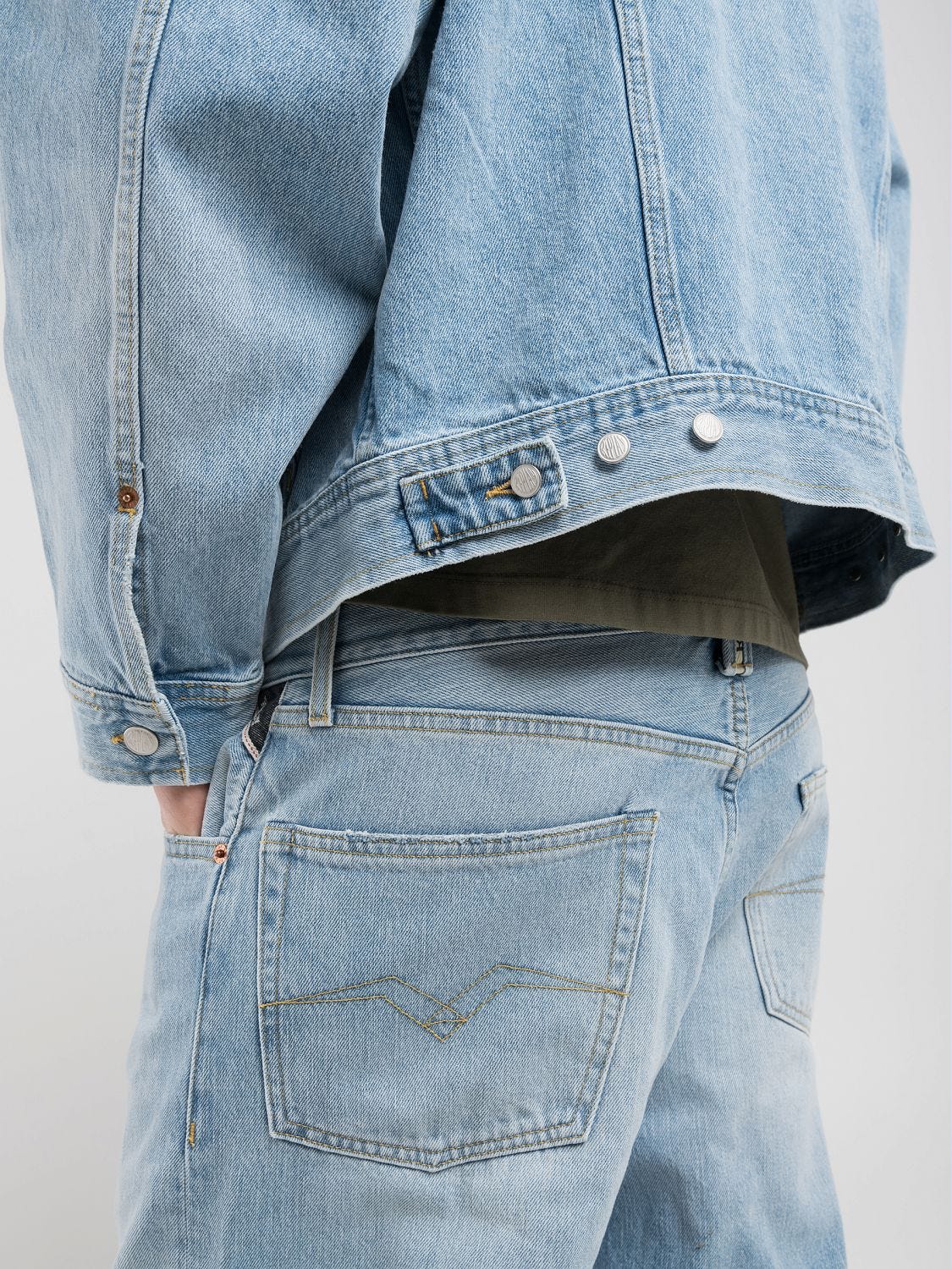 Vintage denim jacket Super light blue | Replay Jeans