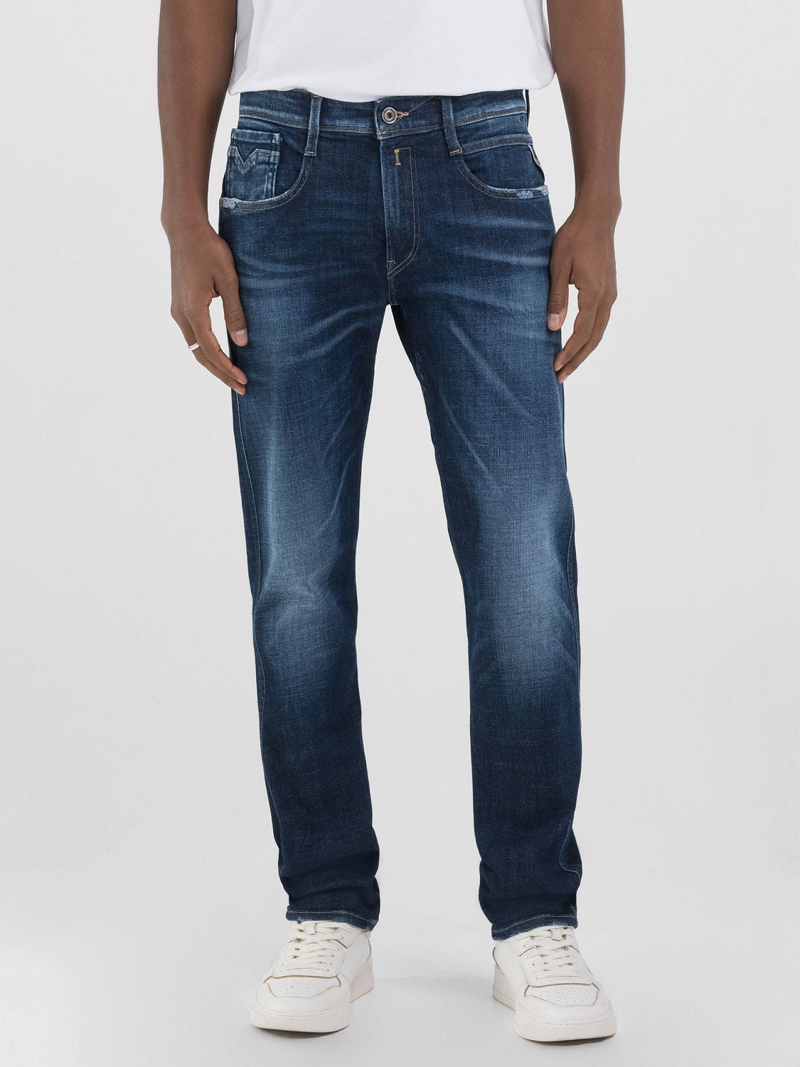 Anbass slim-fit jeans Dark blue | Replay Jeans