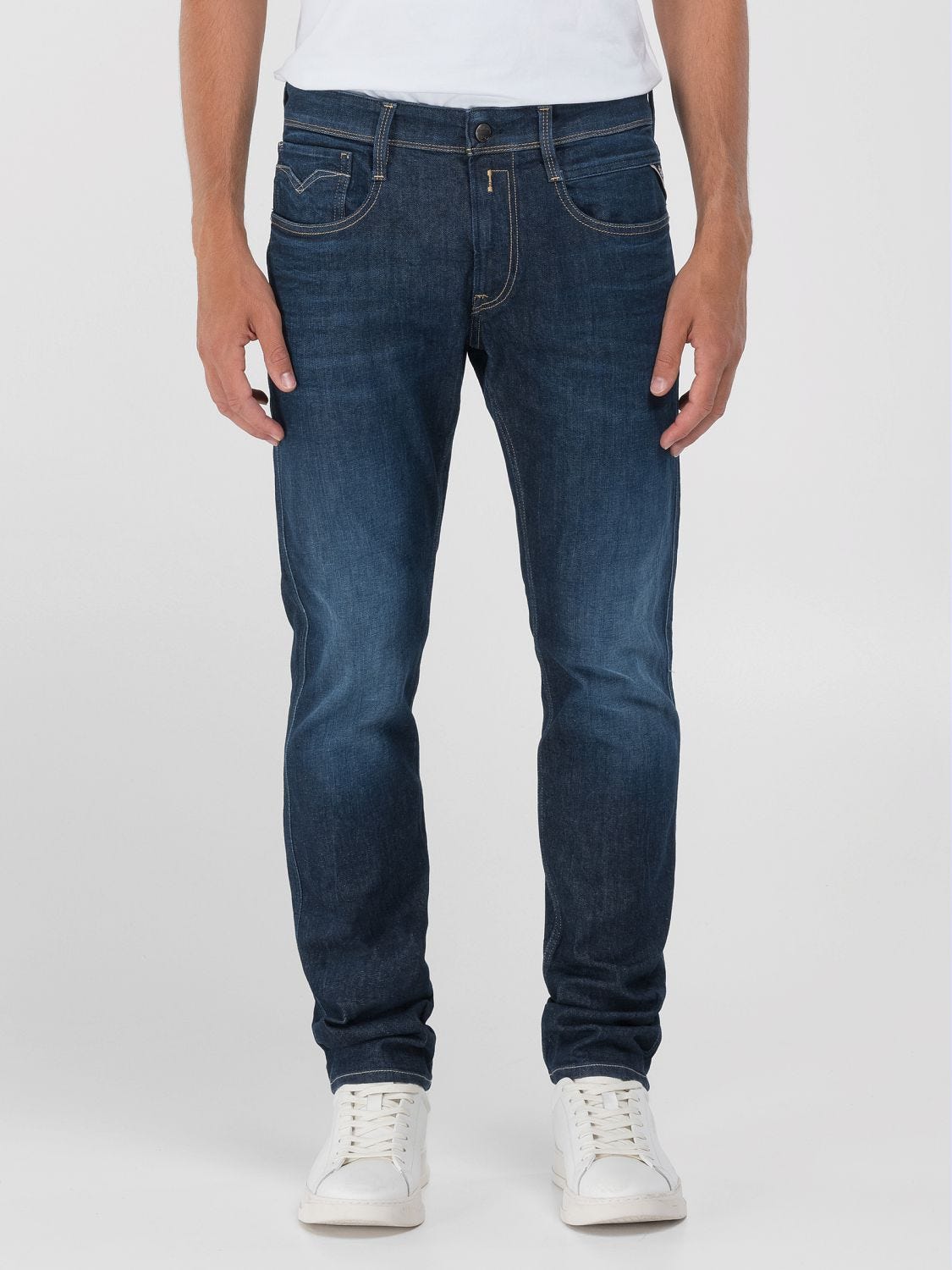 Anbass slim-fit jeans Dark blue | Replay Jeans