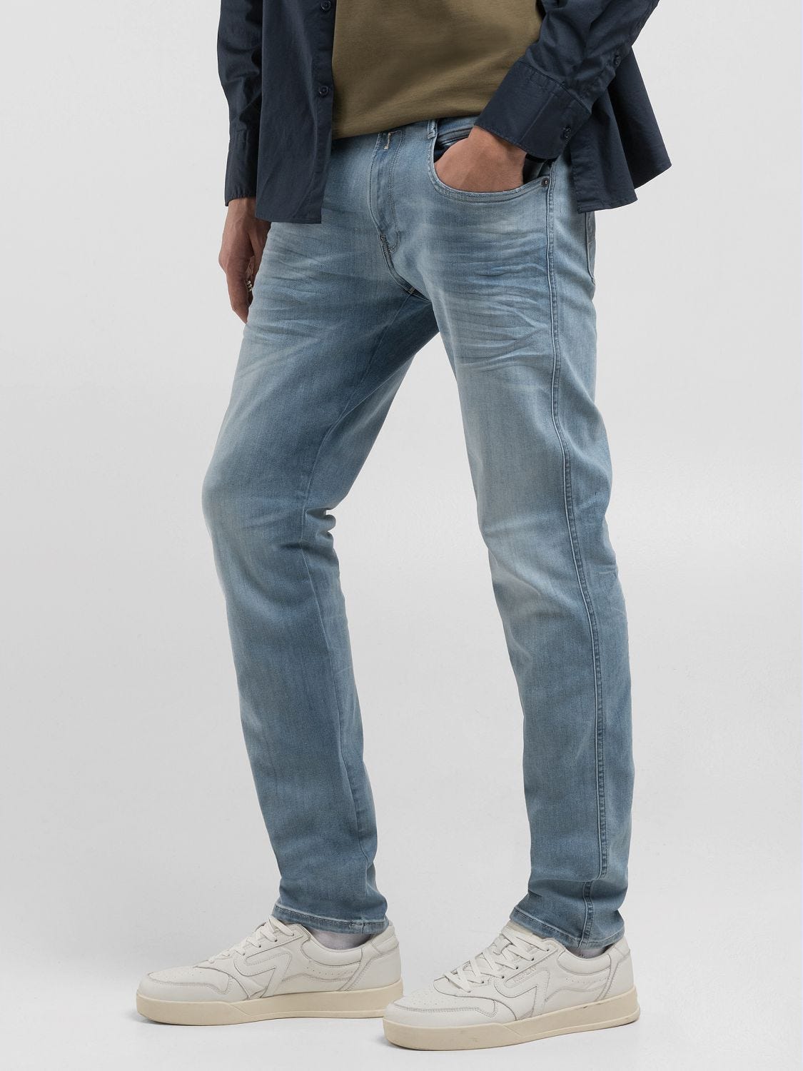 Grover straight-fit jeans Dark blue | Replay Jeans