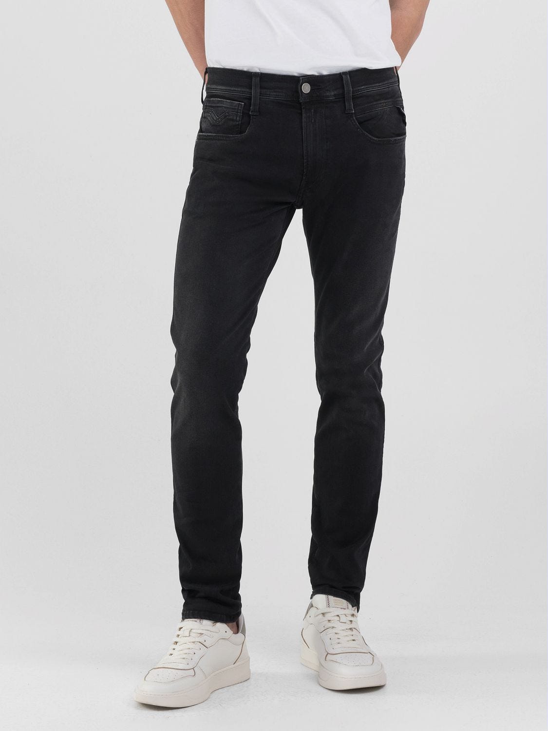 Zeumar slim-fit chino jeans Military green.. | Replay Jeans