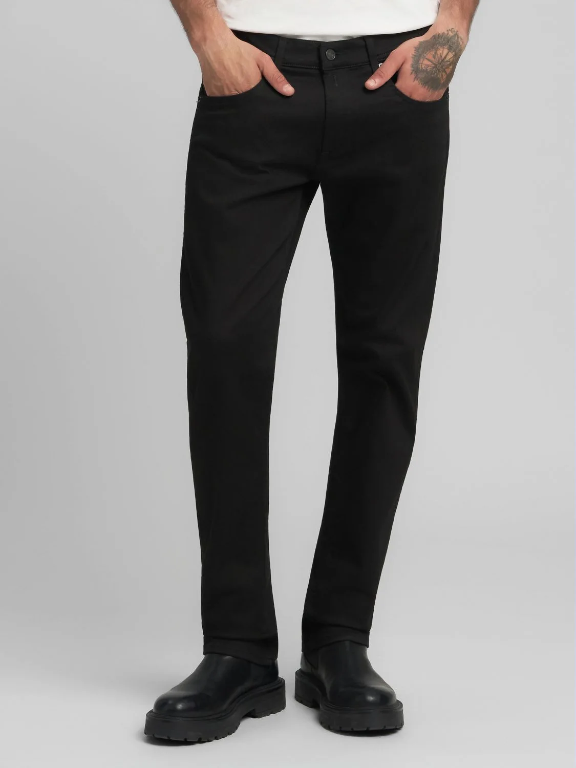 Hommes Replay M914 ANBASS Ajusté Tapered Élasthanne Bleu Jeans W34 L32 Hommes Replay M914 ANBASS Ajusté Tapered Élasthanne Bleu Jeans W34 L32
