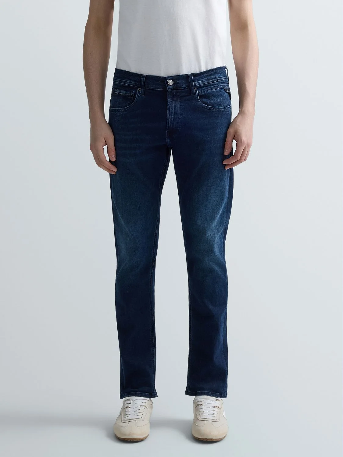 REPLAY GROVER STRAIGHT-FIT JEANS MA972Z.000.661BB94 DARK BLUE 2