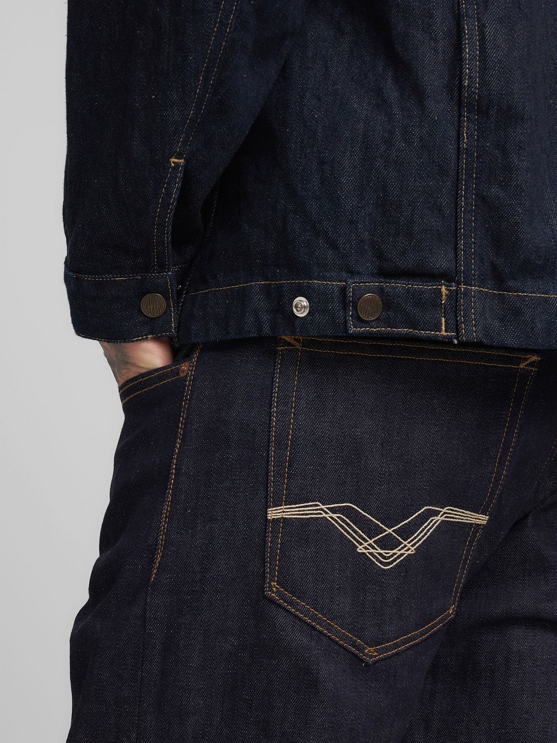 renoma Paris dakar jacket ダークブルー denim renoma Paris dakar jacket ダークブルー denim Ryemugi Denim