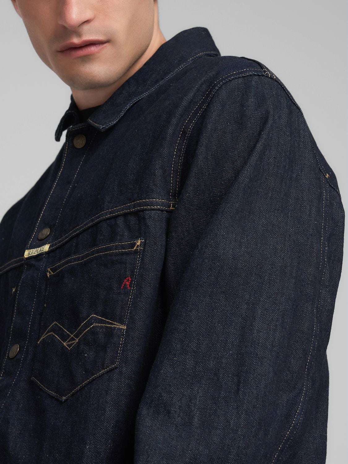 renoma Paris dakar jacket ダークブルー denim renoma Paris dakar jacket ダークブルー denim Ryemugi Denim