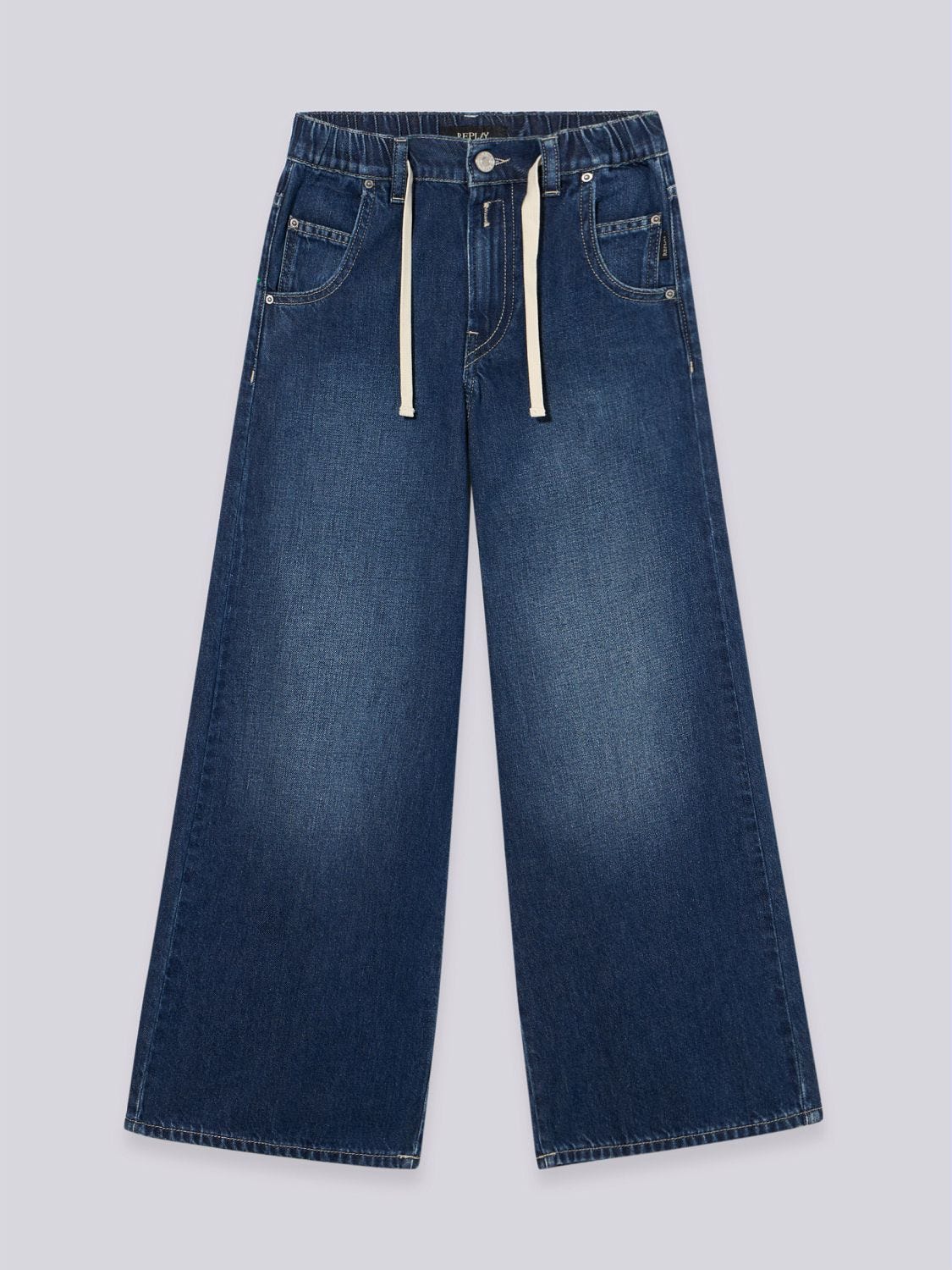 【YOURNUS】Rivet Pleats Wide Denim YOURNUS】Rivet Pleats Wide Denim