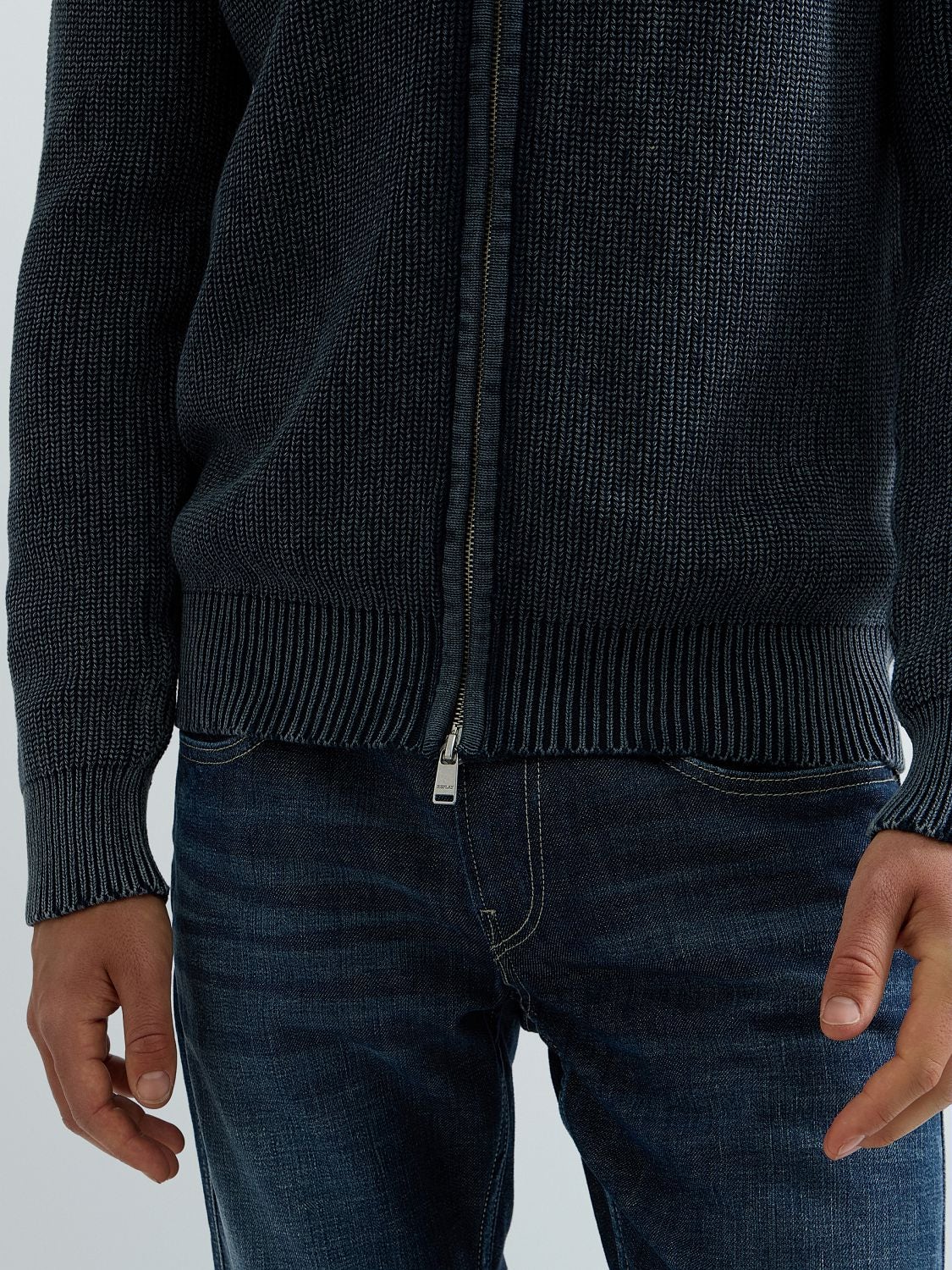 Full-zip sweater Total eclipse | Replay Jeans