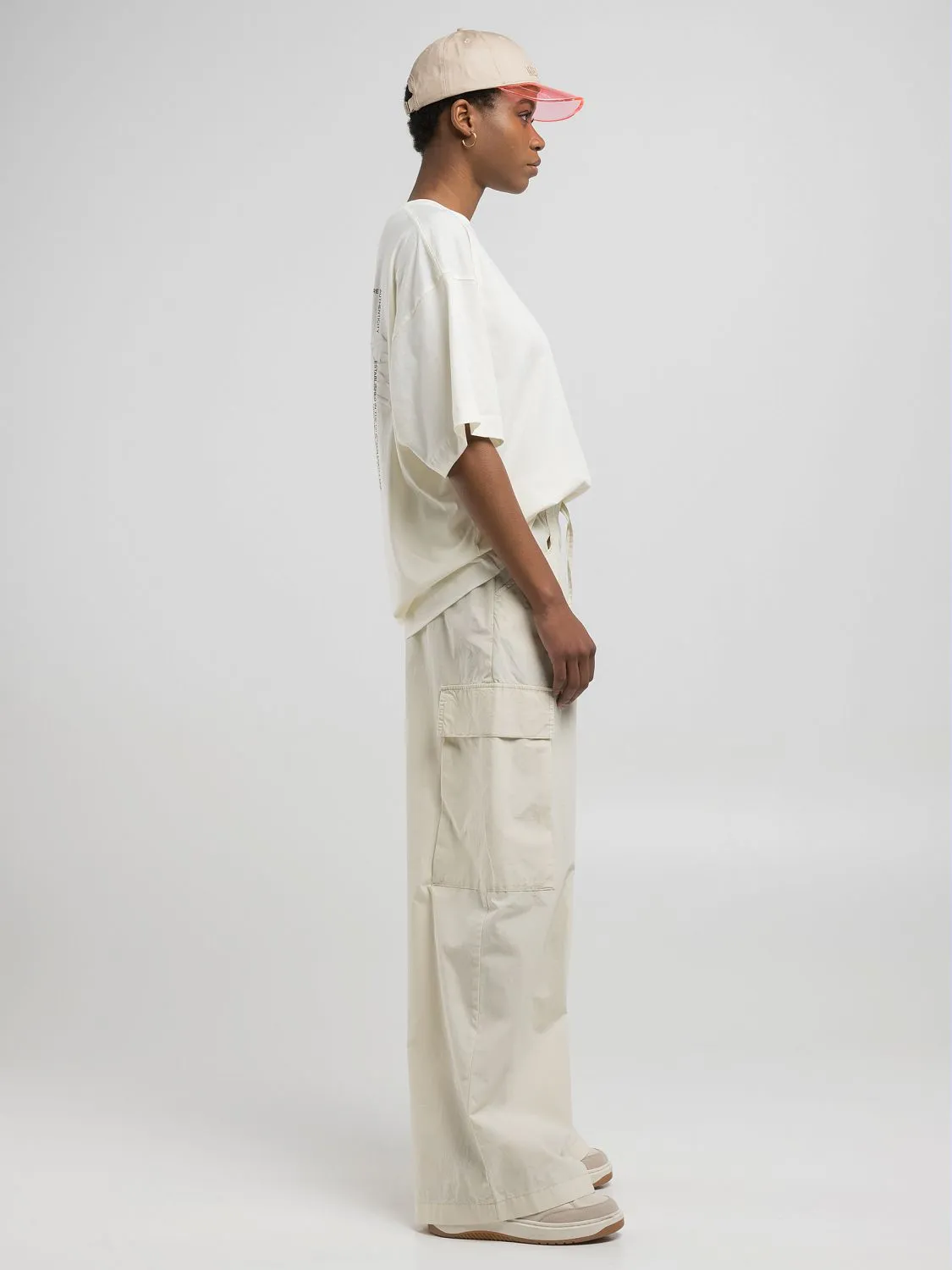 【COLOR iN ID】White washed cargo pants COLOR I-5 CARGO PANTS DIRTY WHITE | PANTS | Color Skates