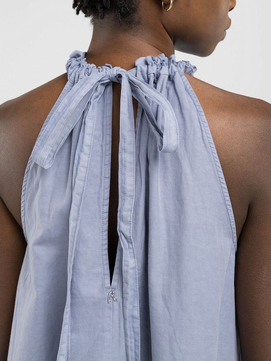 ワンピース Paddington Long Dress pale blue New color] Paddington Long Dress