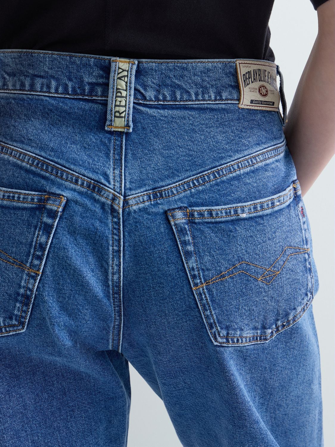 W9z1 straight fit jeans Medium blue | Replay Jeans