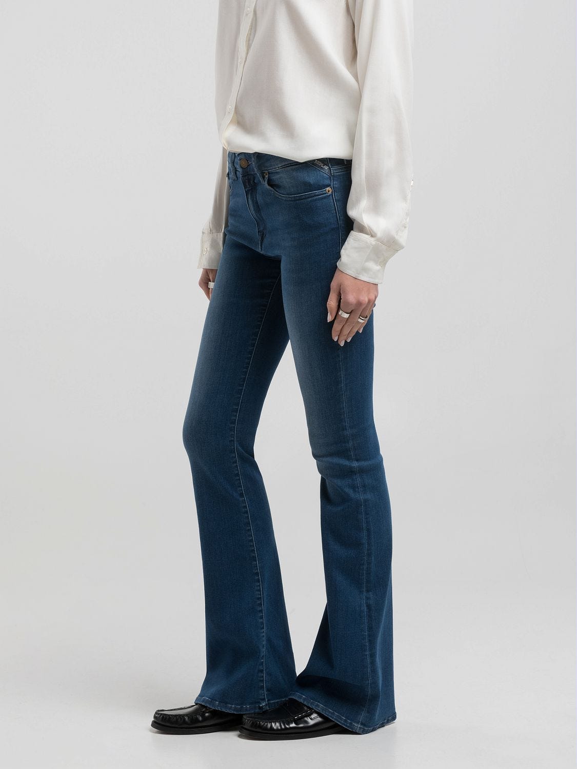 送料込★REPLAY★WLH689.000.805 735 ジーンズ Skinny fit new luz jeans Dark blue | Replay Jeans