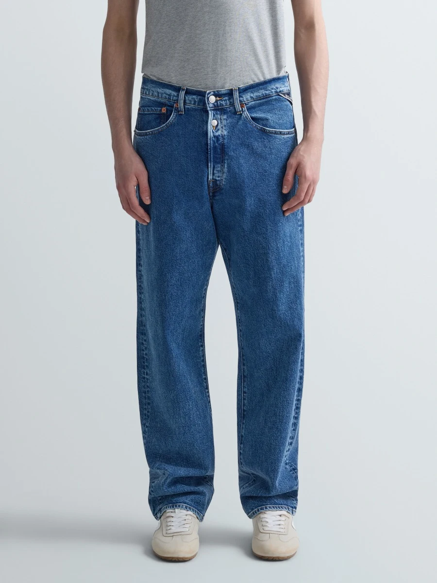 REPLAY M9Z1 straight fit jeans M9Z1  .000.759 53D MEDIUM BLUE 2